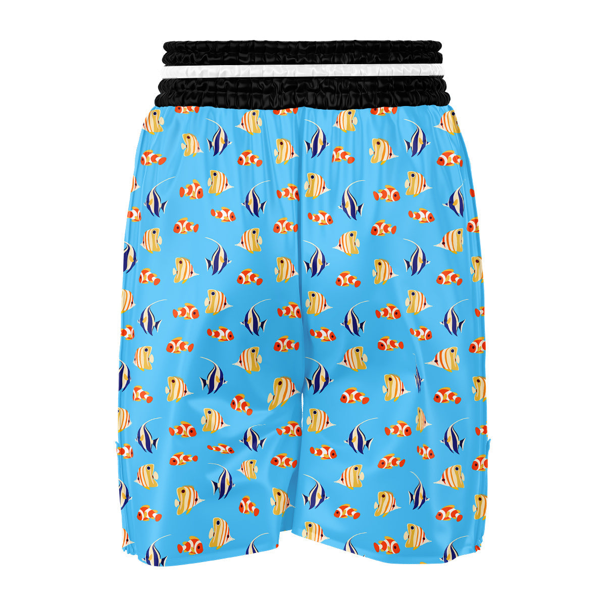 Fish Cute Print Pattern Boxing Shorts-grizzshop