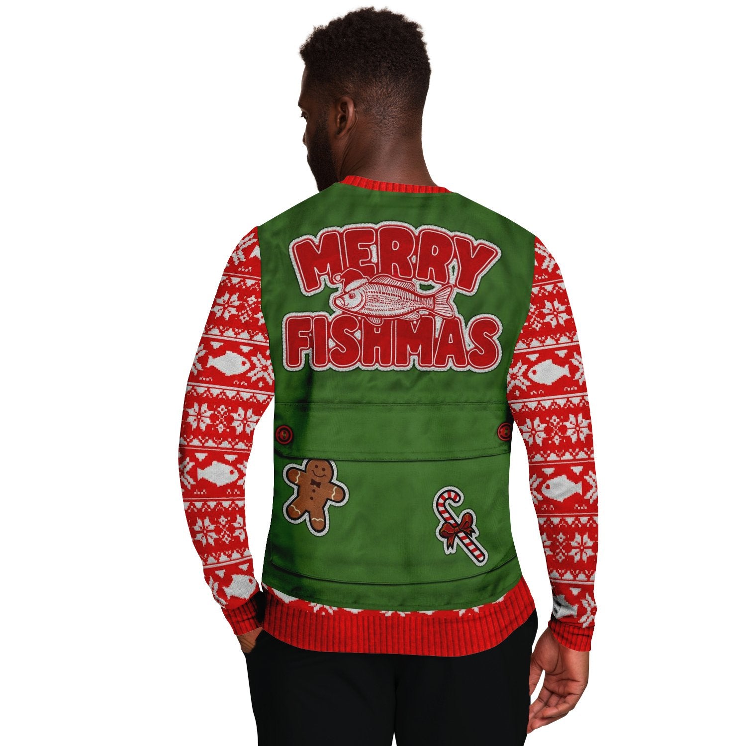 Fishman Custome Ugly Christmas Sweater-grizzshop