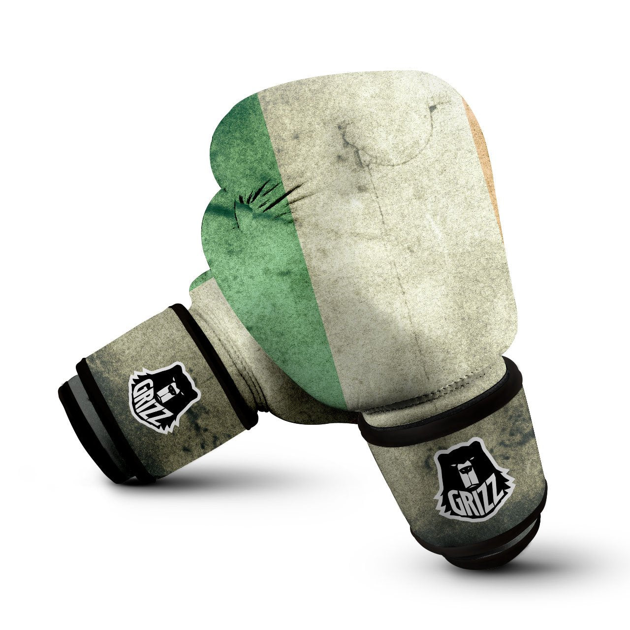 Flag Irish Print Boxing Gloves-grizzshop