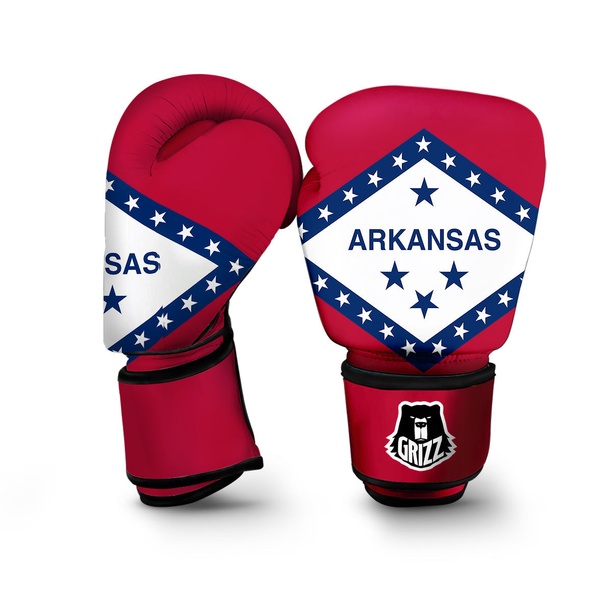 Flag Of Arkansas Boxing Gloves-grizzshop