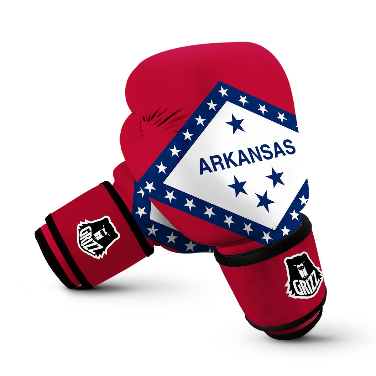 Flag Of Arkansas Boxing Gloves-grizzshop