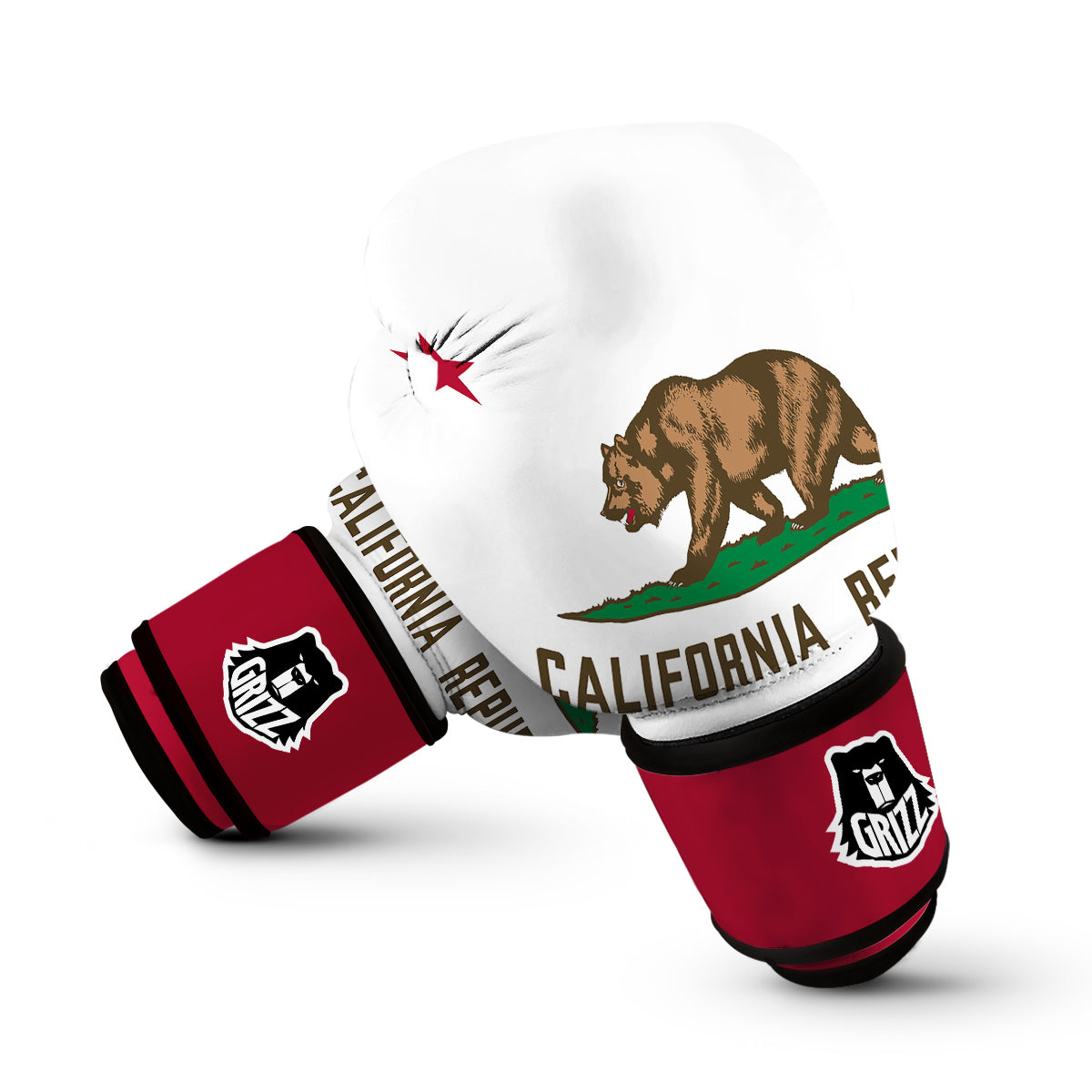 Flag Of California Boxing Gloves-grizzshop