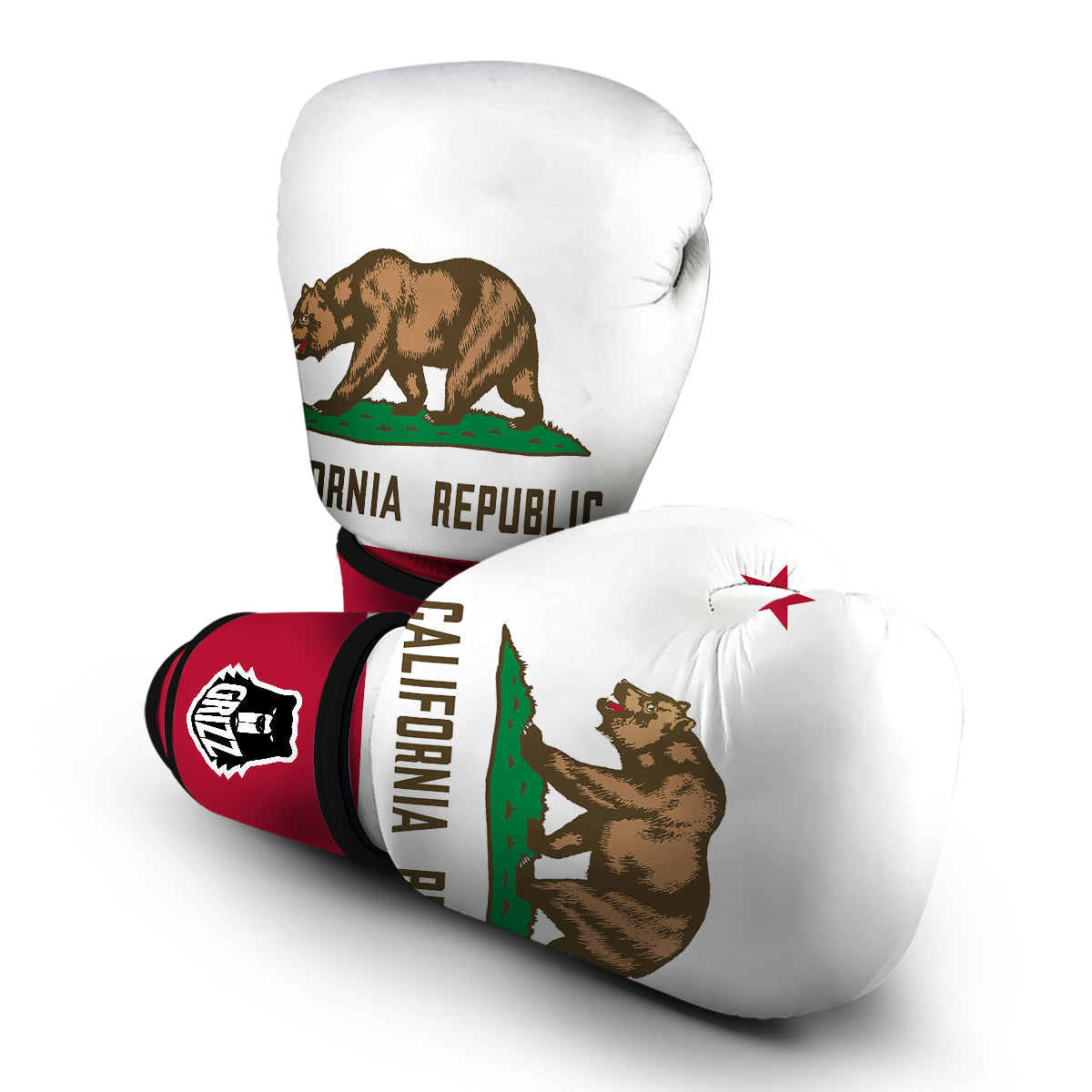 Flag Of California Boxing Gloves-grizzshop
