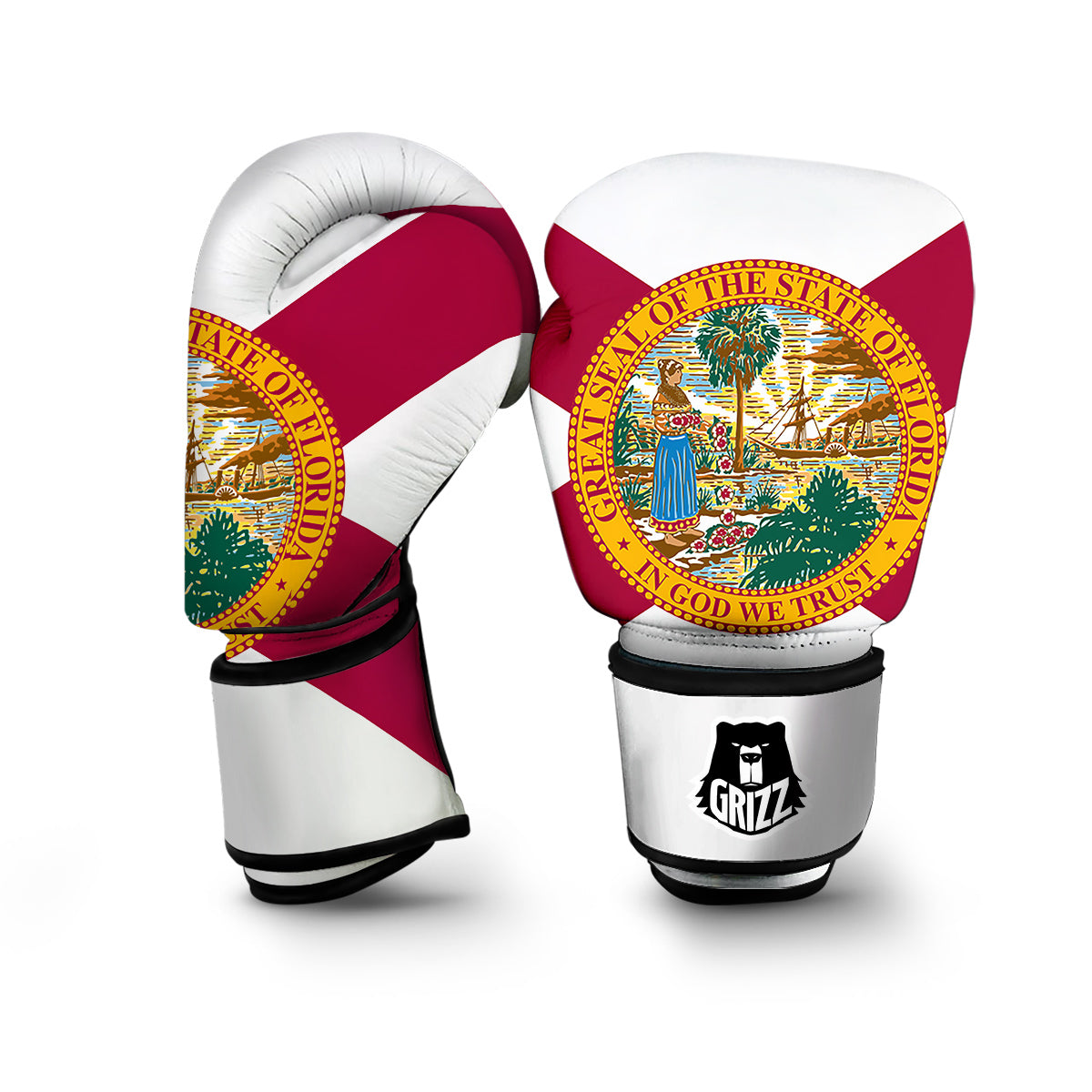 Flag Of Florida Boxing Gloves-grizzshop