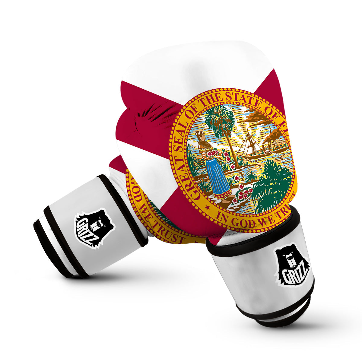 Flag Of Florida Boxing Gloves-grizzshop