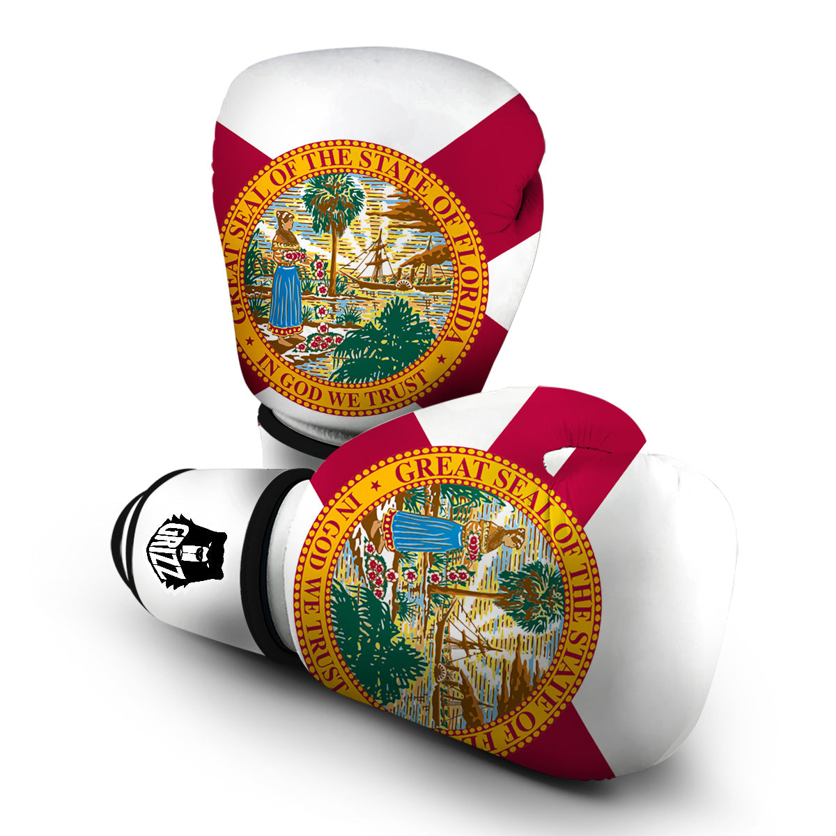 Flag Of Florida Boxing Gloves-grizzshop