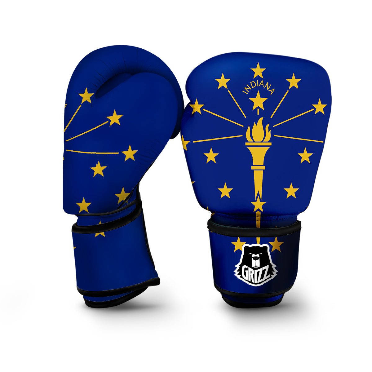 Flag Of Indiana Boxing Gloves-grizzshop