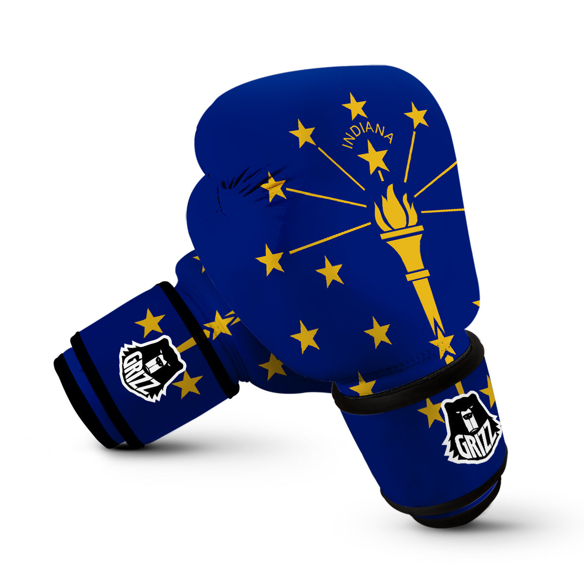 Flag Of Indiana Boxing Gloves-grizzshop