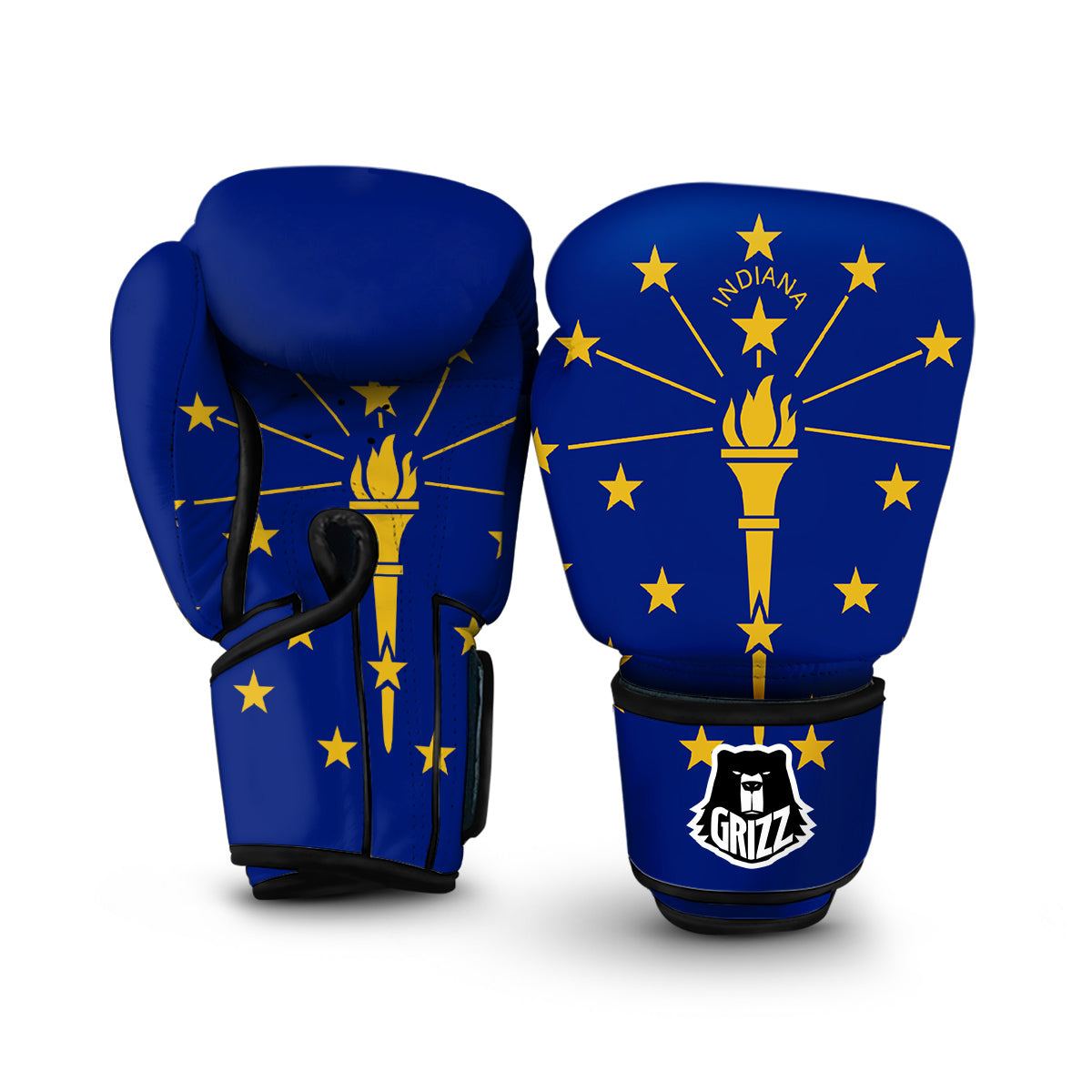 Flag Of Indiana Boxing Gloves-grizzshop