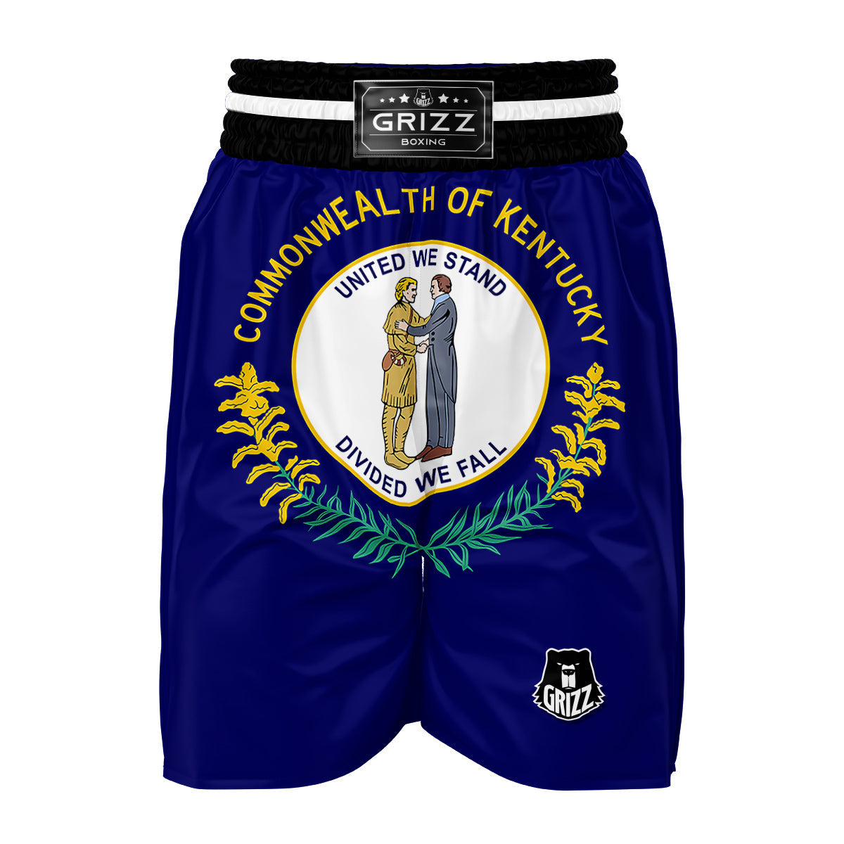 Flag Of Kentucky Boxing Shorts-grizzshop