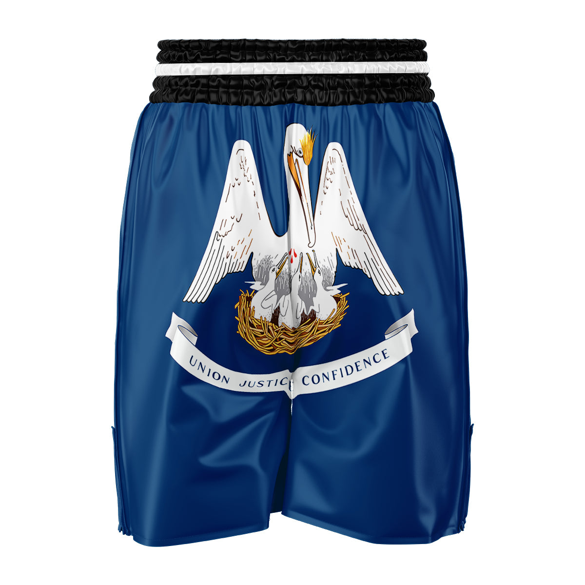Flag Of Louisiana Boxing Shorts-grizzshop