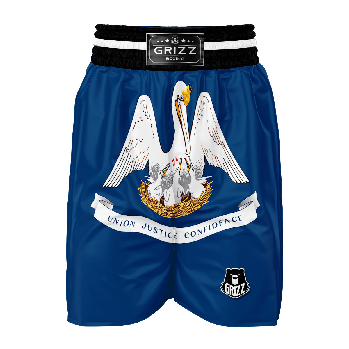 Flag Of Louisiana Boxing Shorts-grizzshop