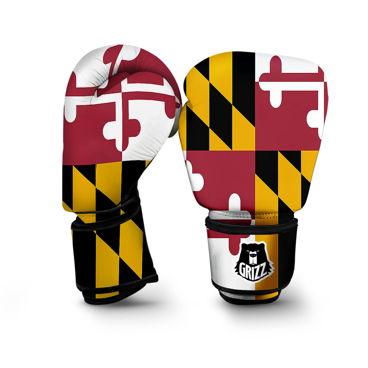 Flag Of Maryland Boxing Gloves-grizzshop