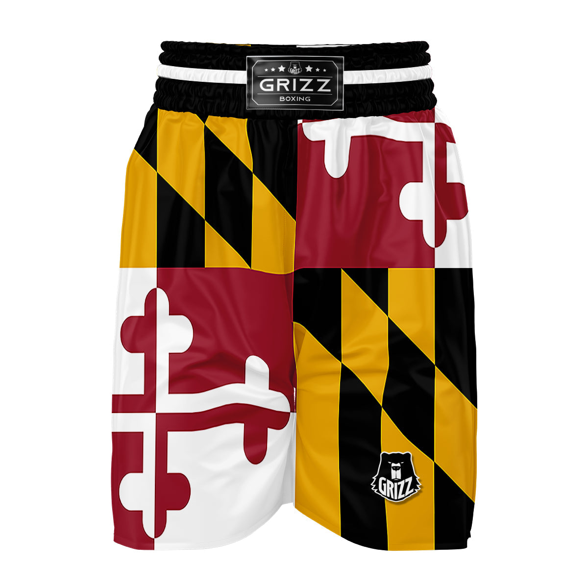 Flag Of Maryland Boxing Shorts-grizzshop