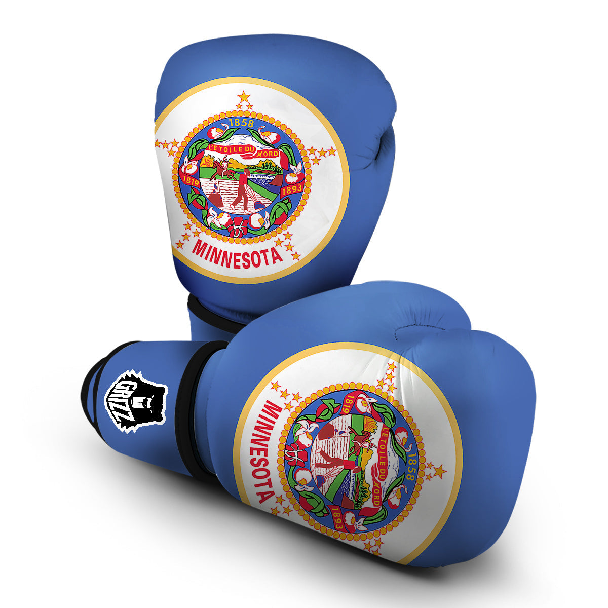 Flag Of Minnesota Boxing Gloves-grizzshop