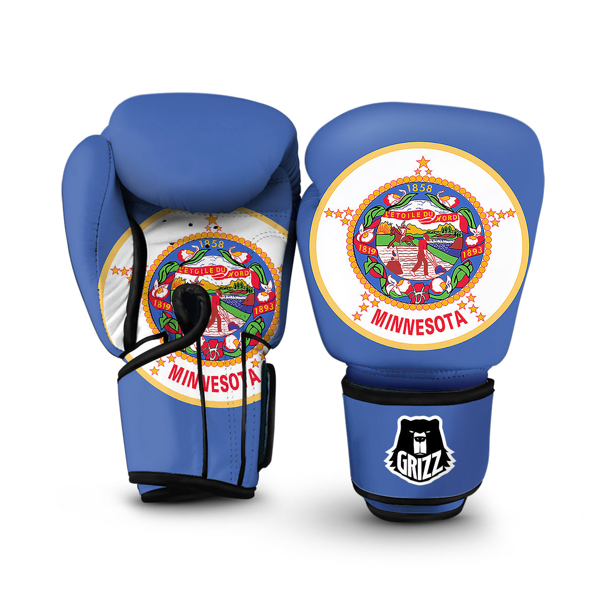 Flag Of Minnesota Boxing Gloves-grizzshop