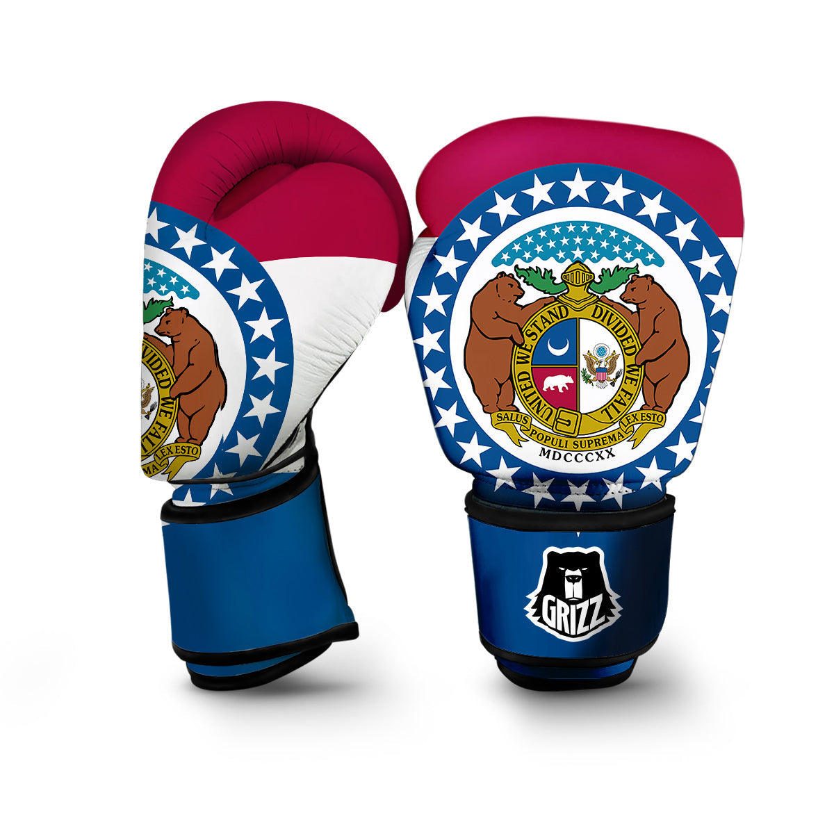 Flag Of Missouri Boxing Gloves-grizzshop