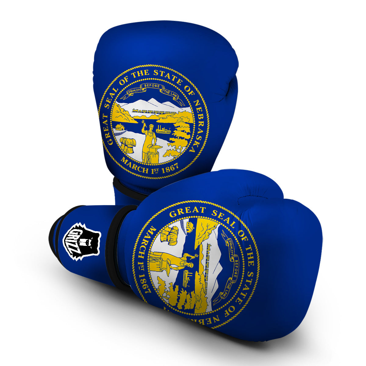 Flag Of Nebraska Boxing Gloves-grizzshop