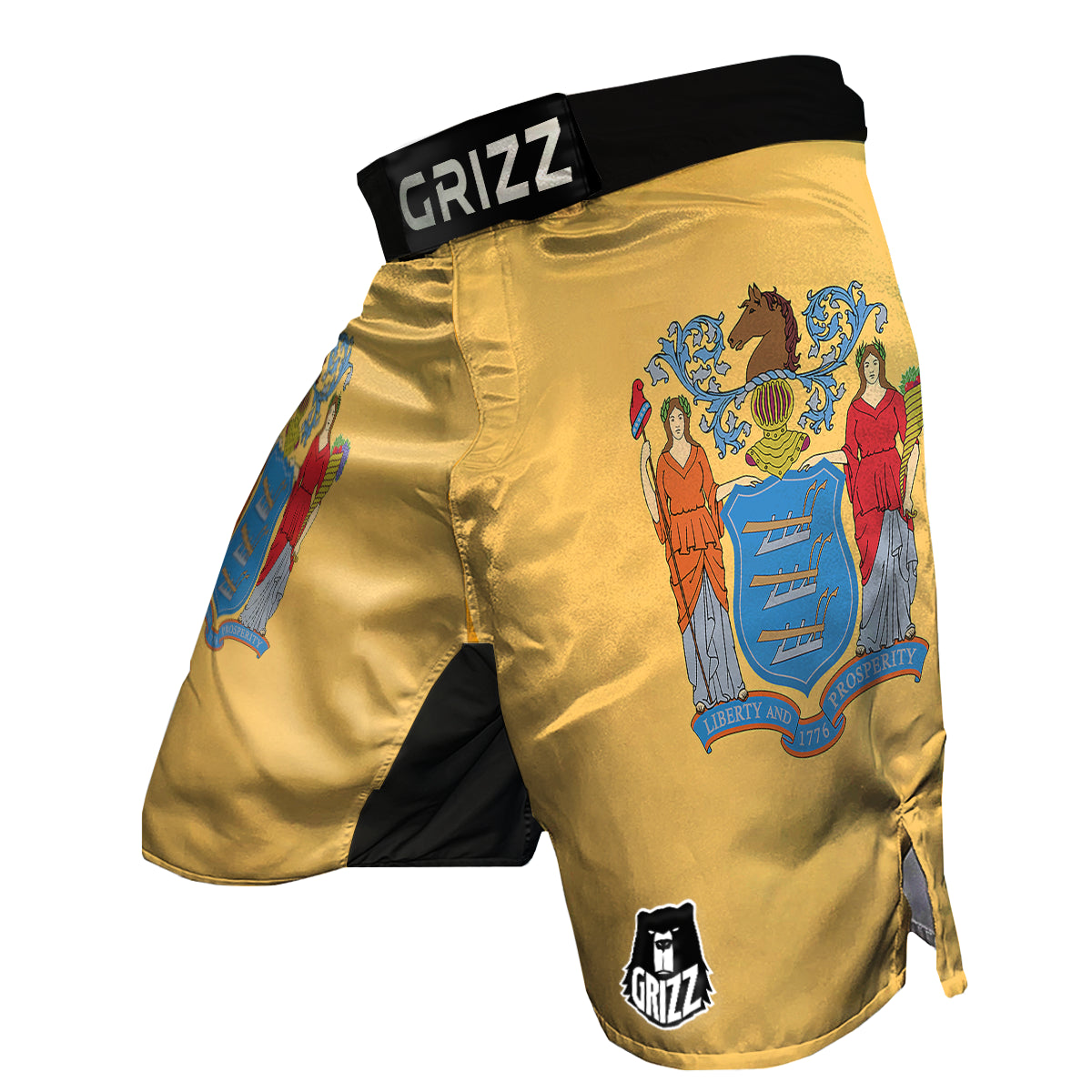 Flag Of New Jersey MMA Shorts-grizzshop
