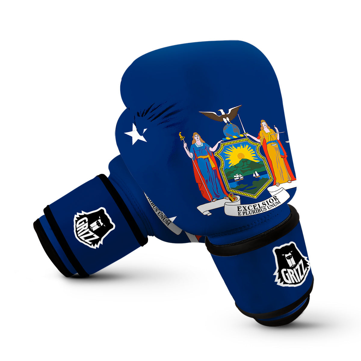Flag Of New York Boxing Gloves-grizzshop