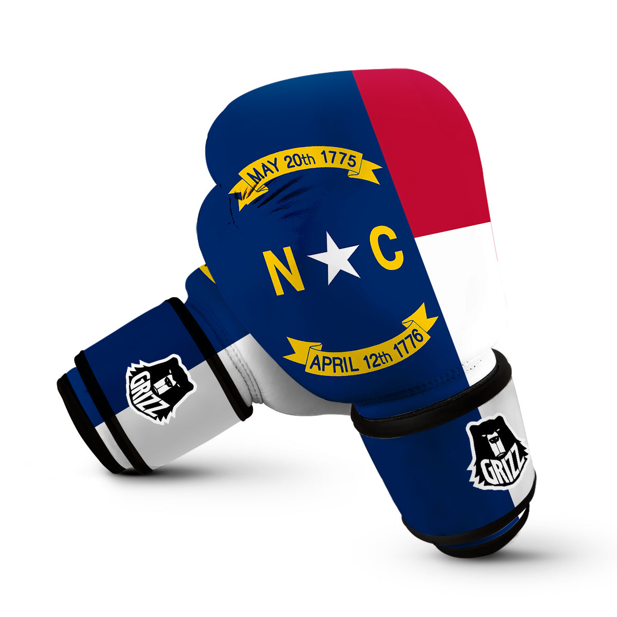 Flag Of North Carolina Boxing Gloves-grizzshop