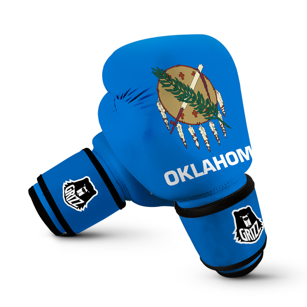 Flag Of Oklahoma Boxing Gloves-grizzshop