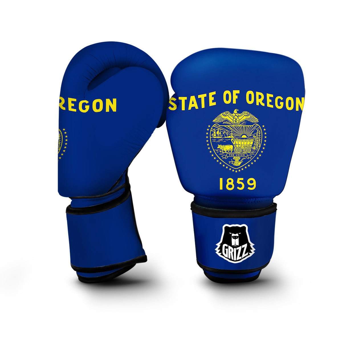 Flag Of Oregon Boxing Gloves-grizzshop