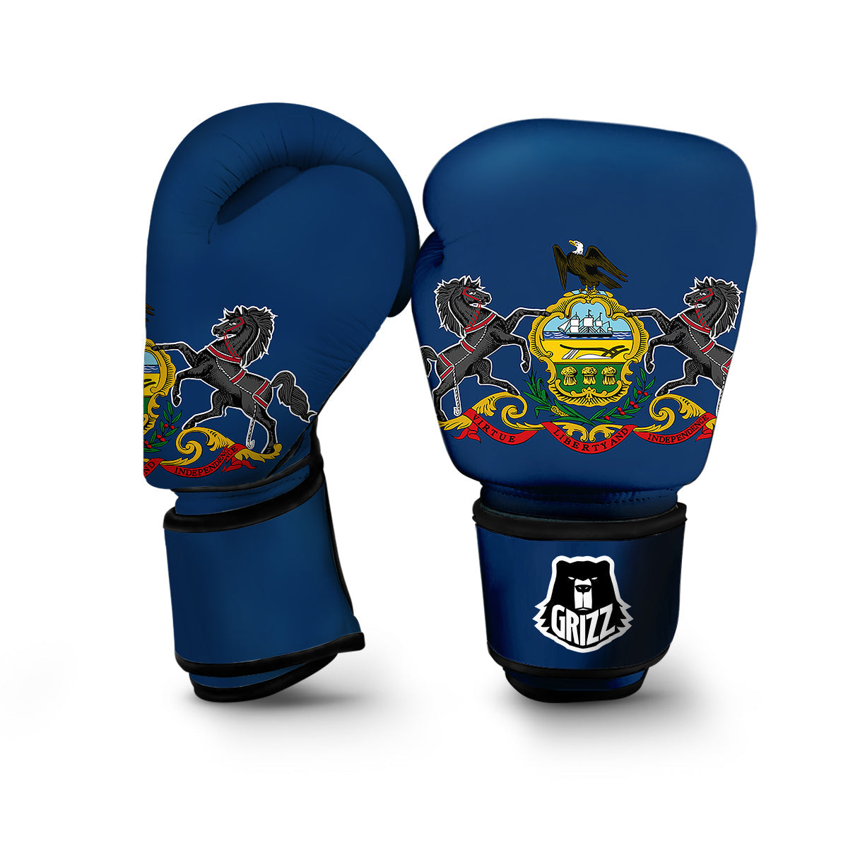 Flag Of Pennsylvania Boxing Gloves-grizzshop