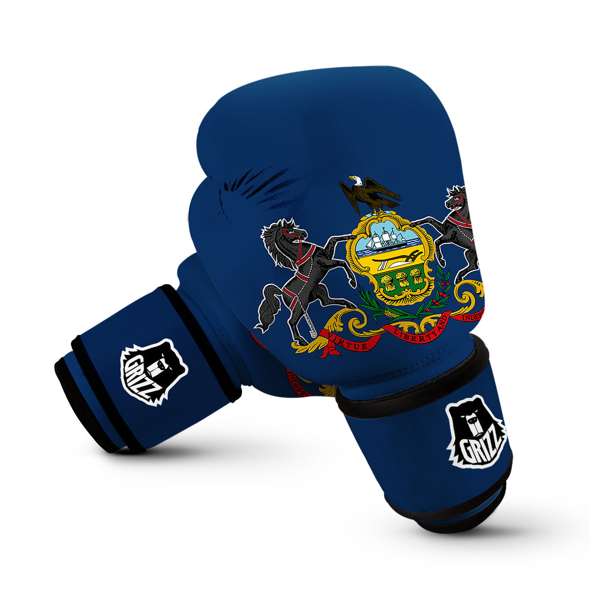 Flag Of Pennsylvania Boxing Gloves-grizzshop