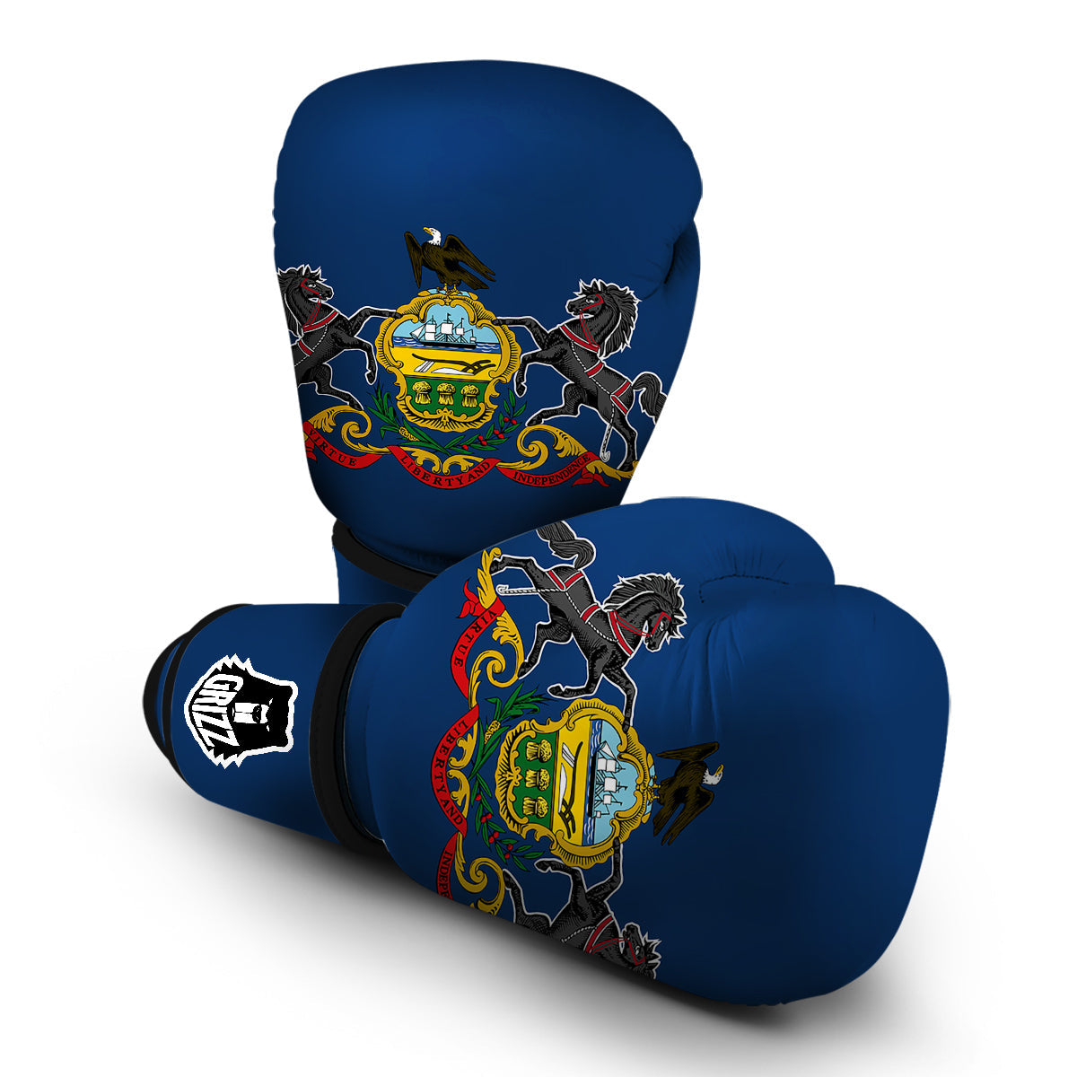 Flag Of Pennsylvania Boxing Gloves-grizzshop