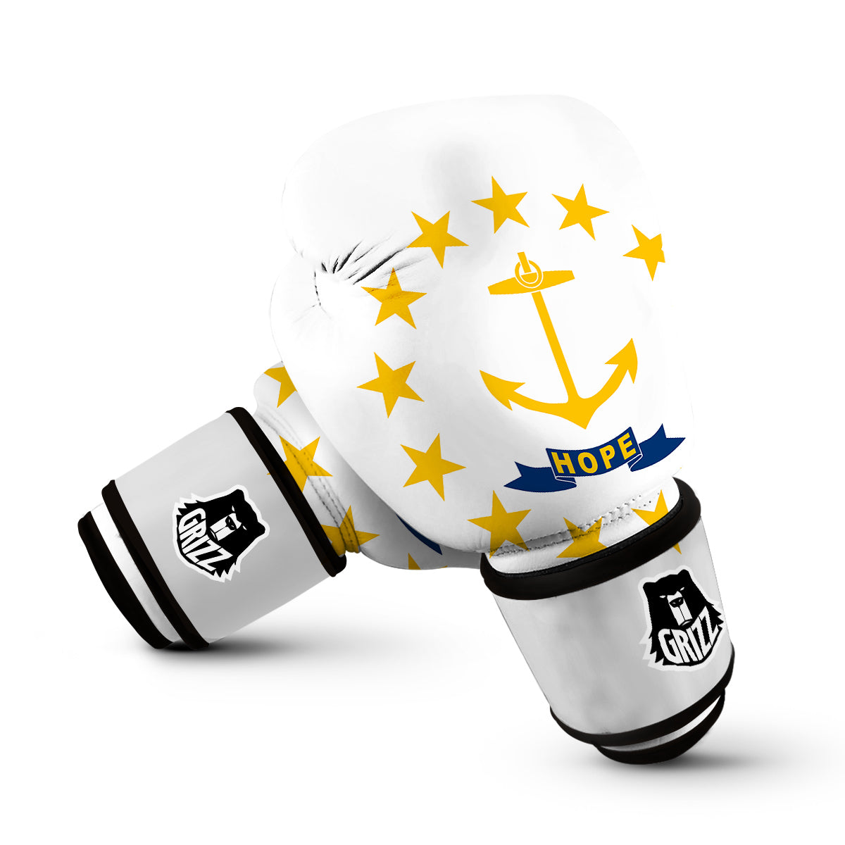 Flag Of Rhode Island Boxing Gloves-grizzshop
