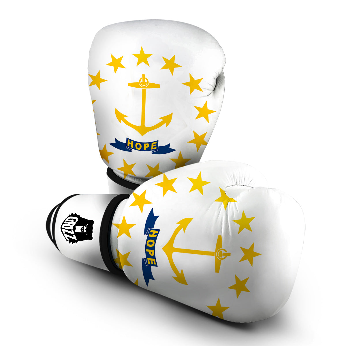 Flag Of Rhode Island Boxing Gloves-grizzshop