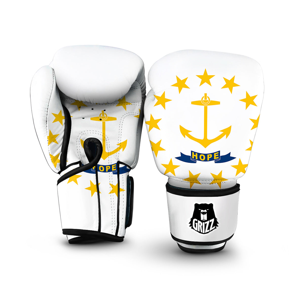 Flag Of Rhode Island Boxing Gloves-grizzshop