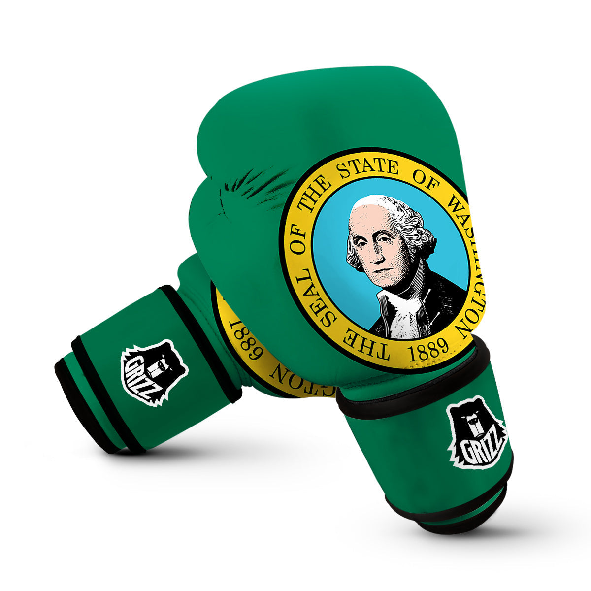 Flag Of Washington Boxing Gloves-grizzshop