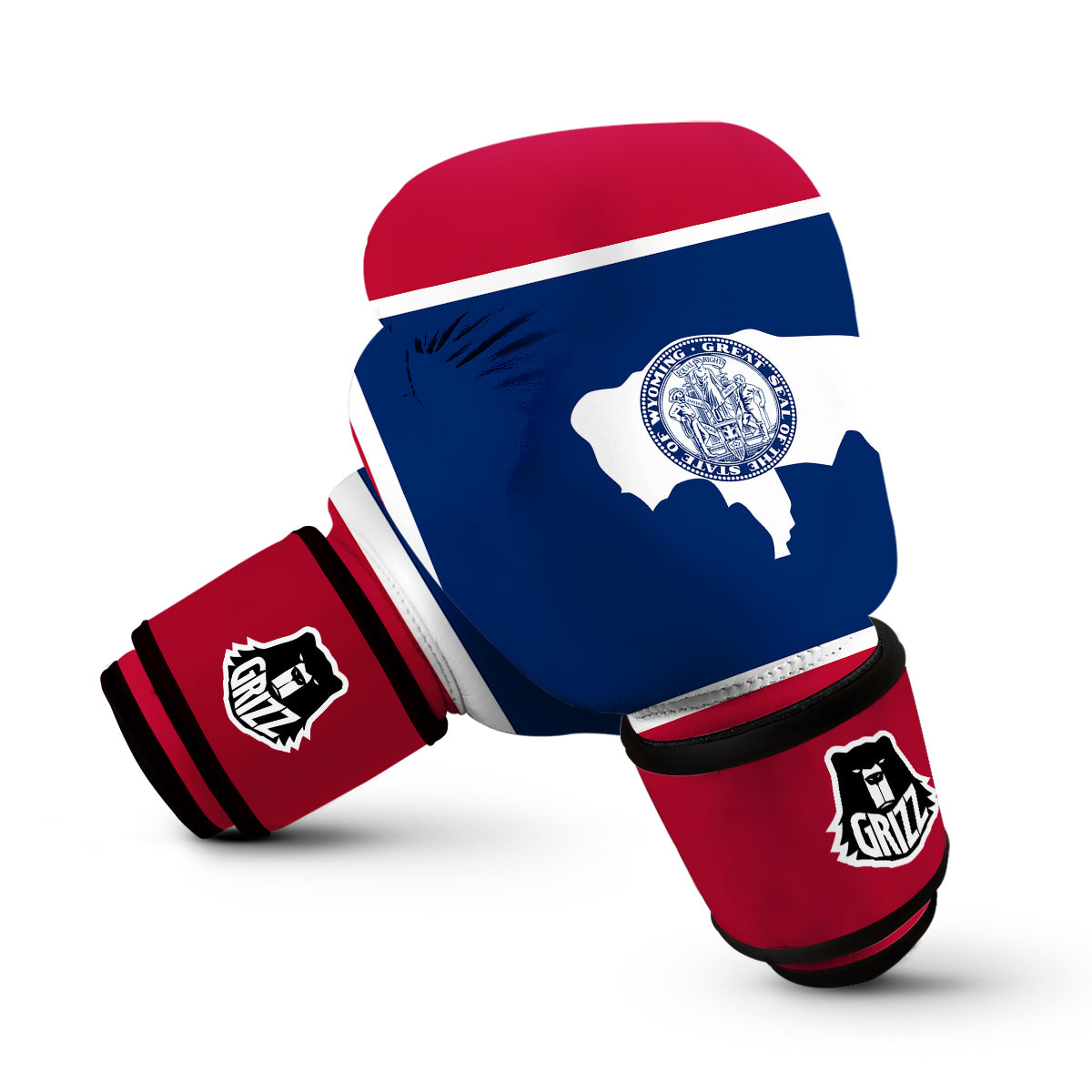 Flag Of Wyoming Boxing Gloves-grizzshop