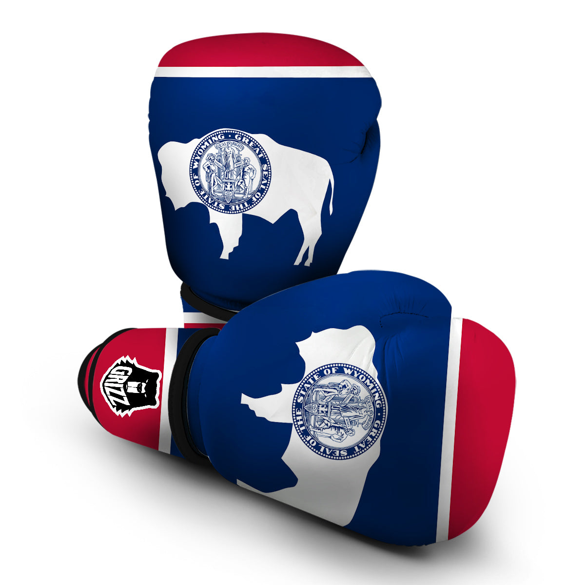 Flag Of Wyoming Boxing Gloves-grizzshop