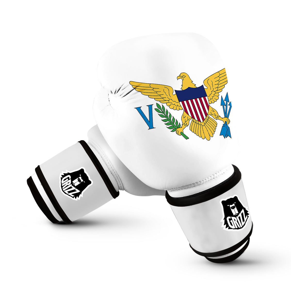 Flag Of the U.S. Virgin Islands Boxing Gloves-grizzshop
