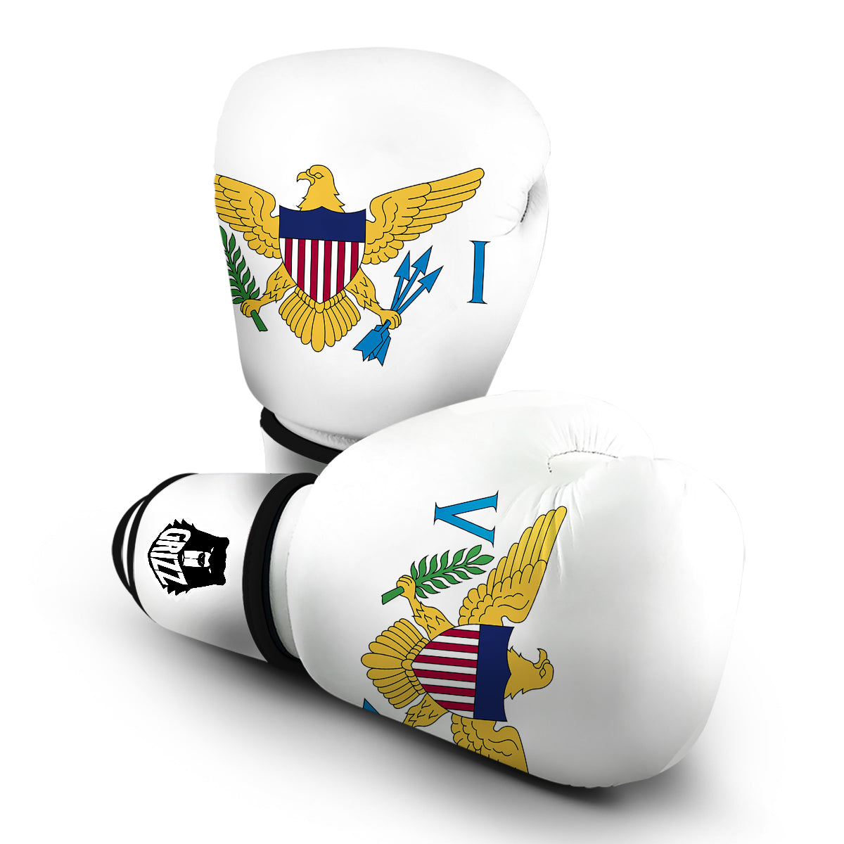 Flag Of the U.S. Virgin Islands Boxing Gloves-grizzshop