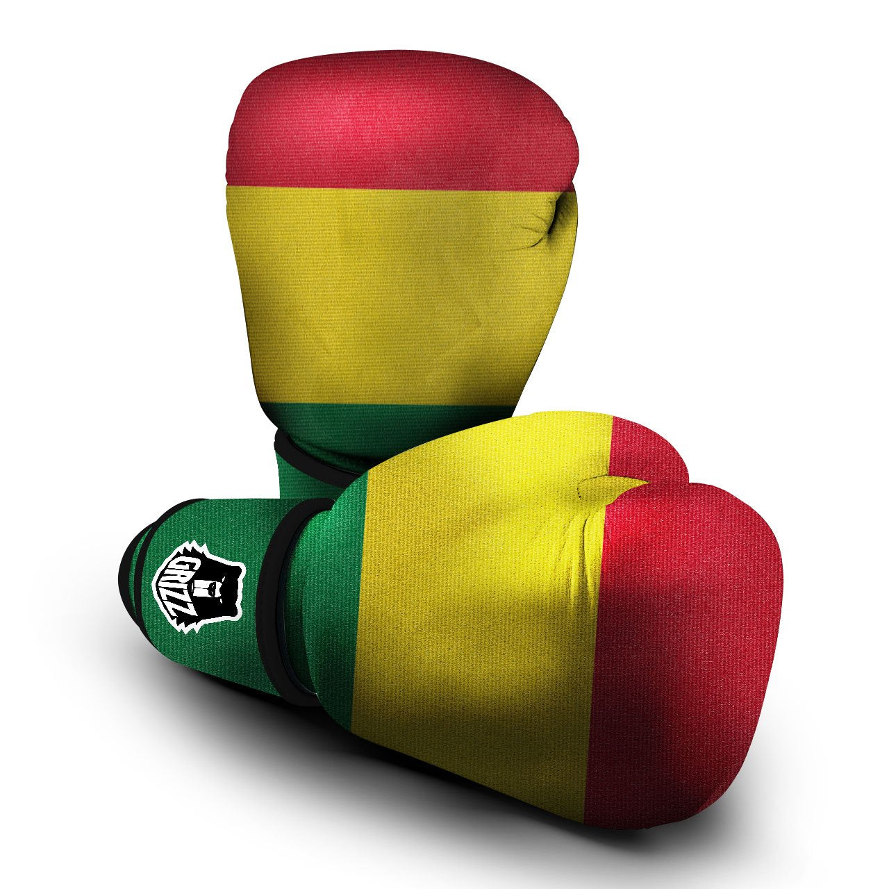 Flag Rasta Print Boxing Gloves-grizzshop