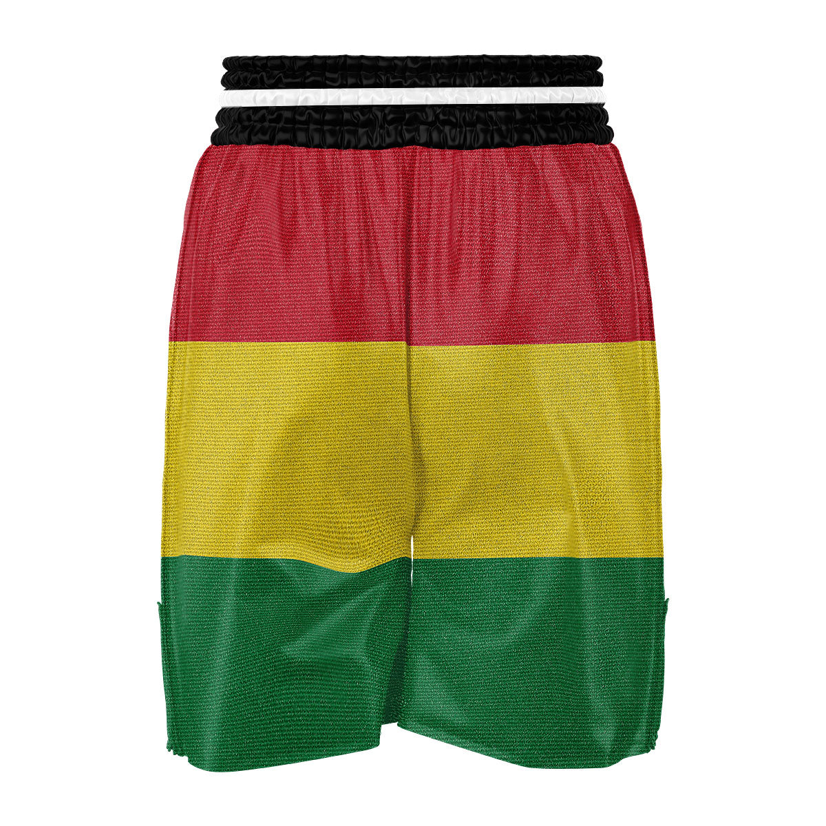 Flag Rasta Print Boxing Shorts-grizzshop