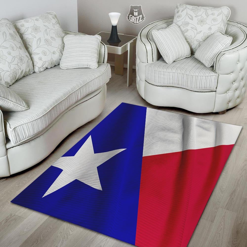 Flag Texas State Print Floor Mat-grizzshop