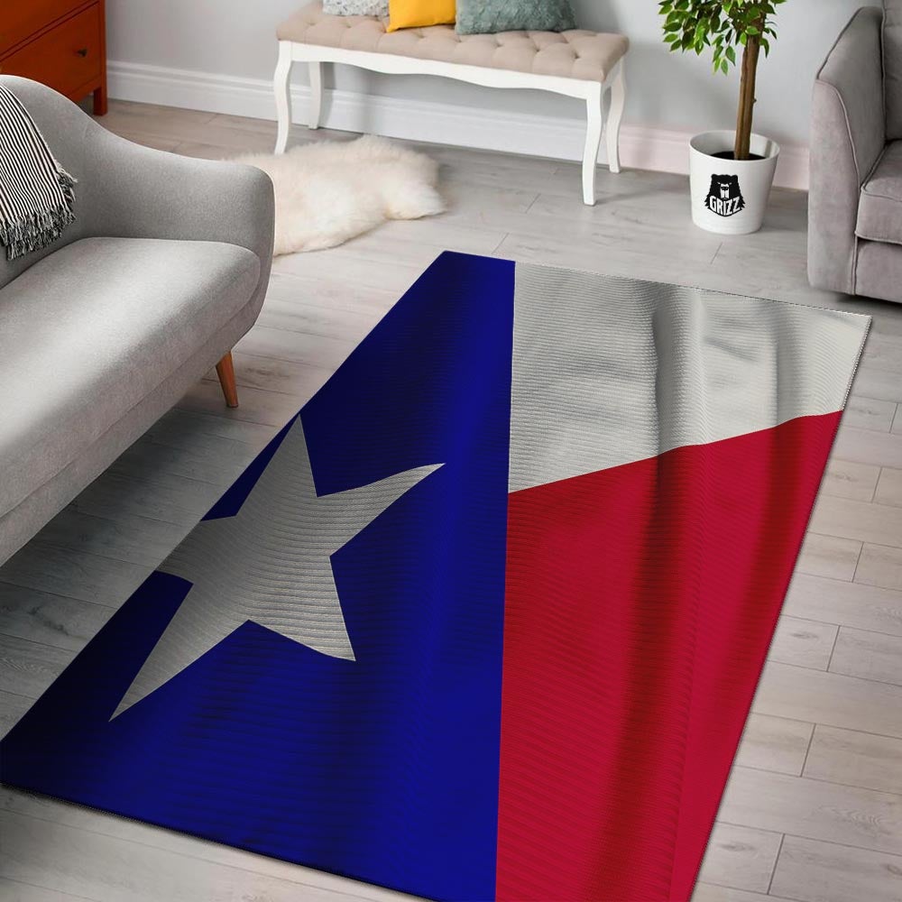 Flag Texas State Print Floor Mat-grizzshop
