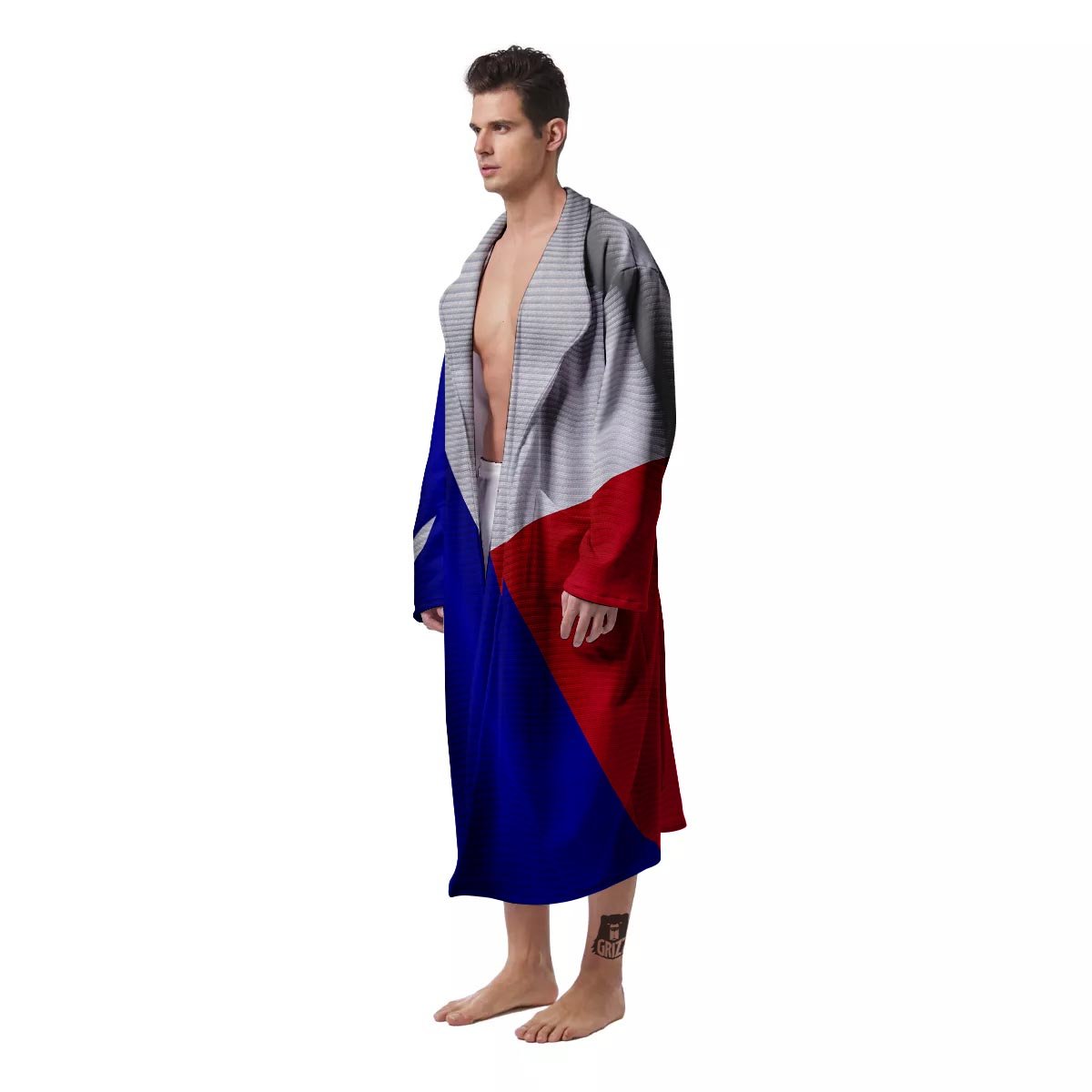 Flag Texas State Print Men's Robe-grizzshop