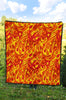 Flame Fire Print Pattern Quilt-grizzshop