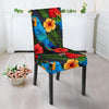 Floral Parrot Bird Pattern Print Chair Cover-grizzshop