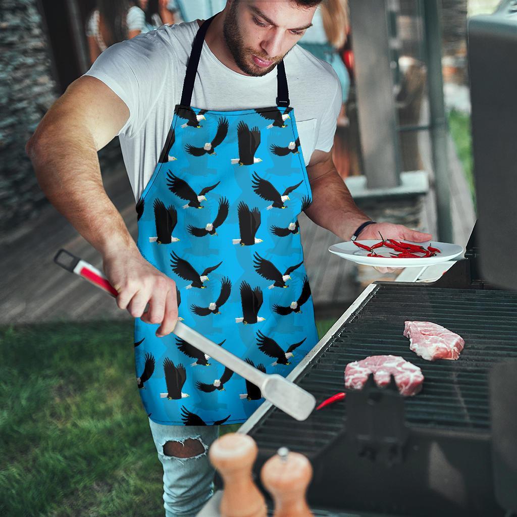 Flying Eagle Pattern Print Men's Apron-grizzshop