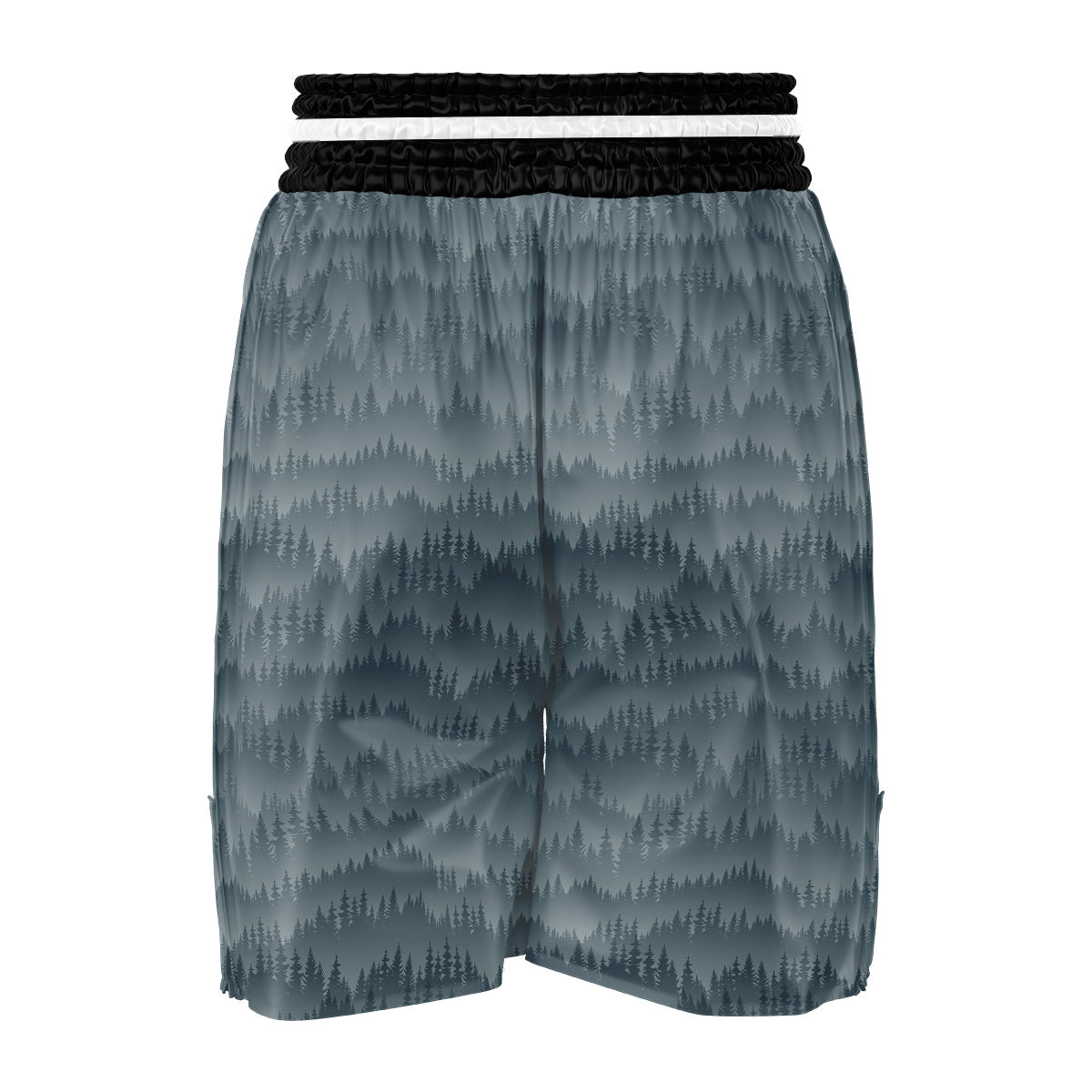 Forest And Mist Print Pattern Boxing Shorts-grizzshop