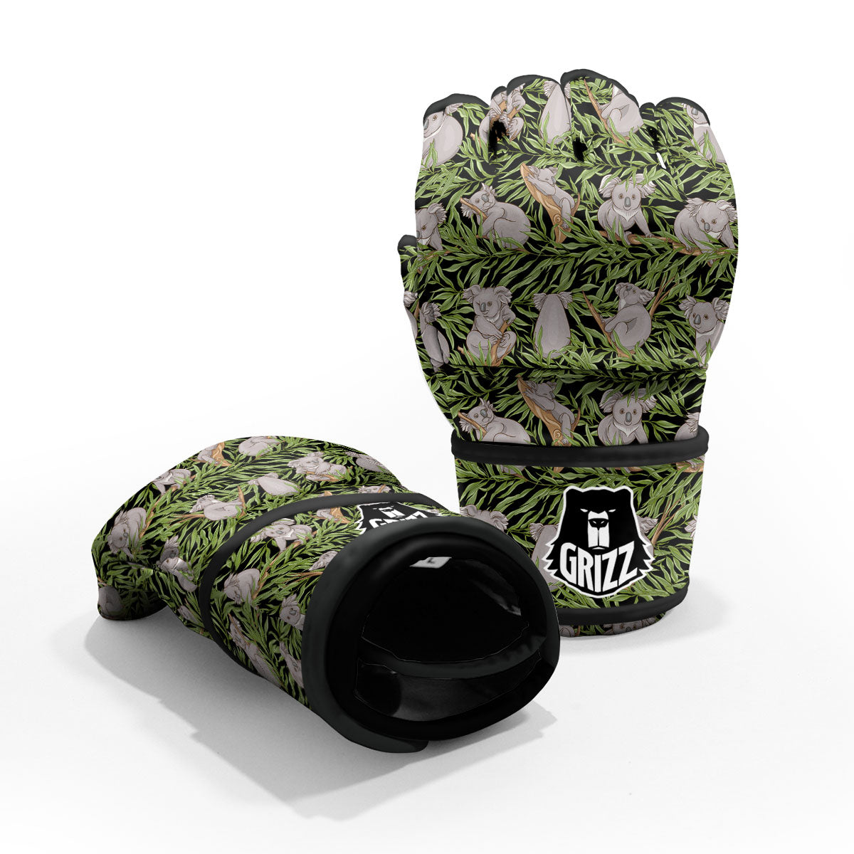 Forest Koala Print Pattern MMA Gloves-grizzshop
