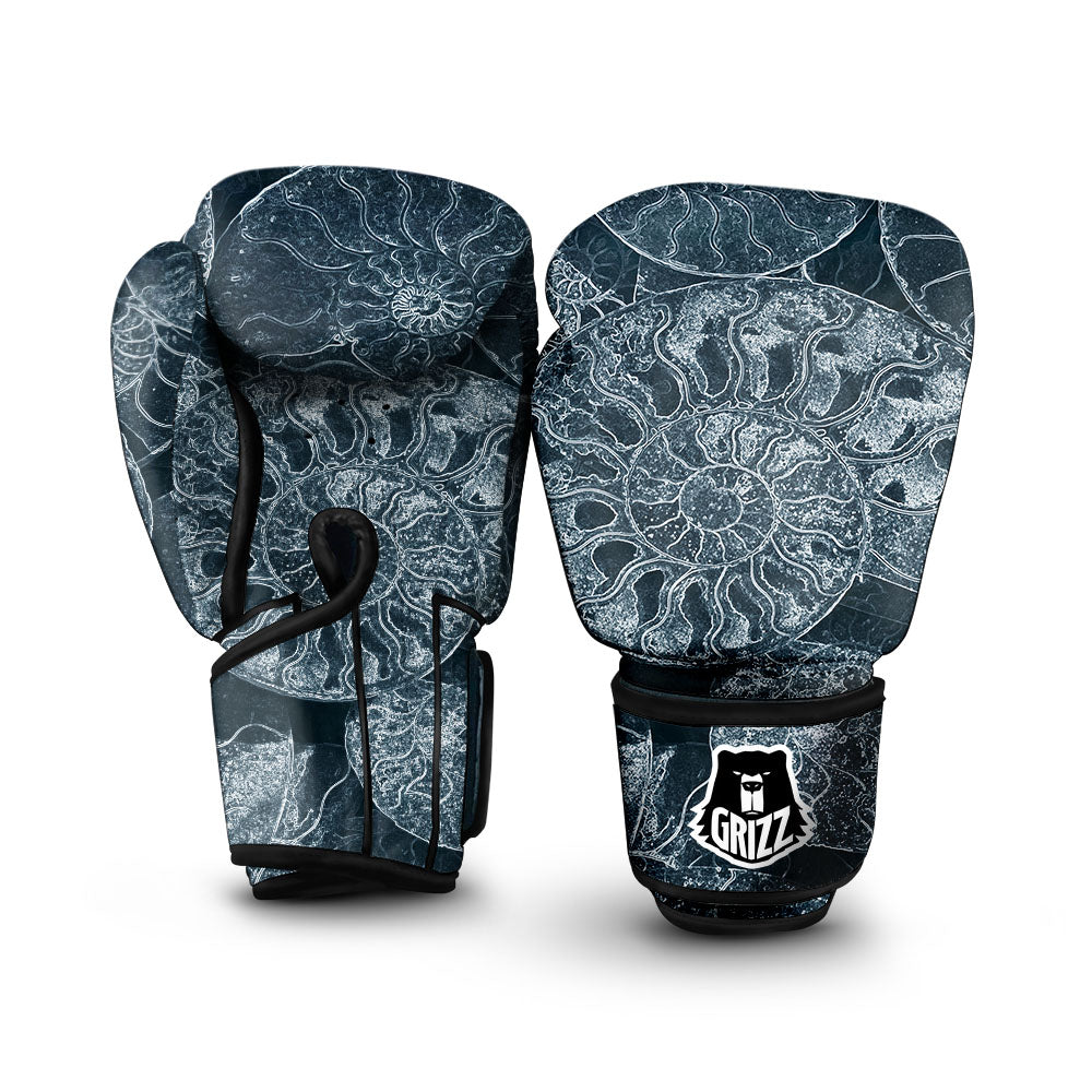 Fossil Ammonoidea Print Boxing Gloves-grizzshop