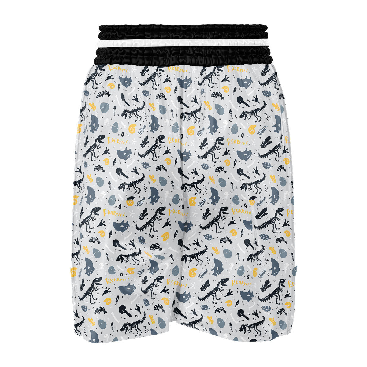 Fossil Dinosaur Print Pattern Boxing Shorts-grizzshop
